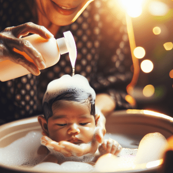 Usar shampoo na em bebês?