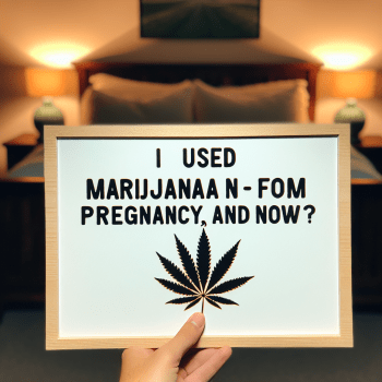 Usei maconha na gestação e agora?