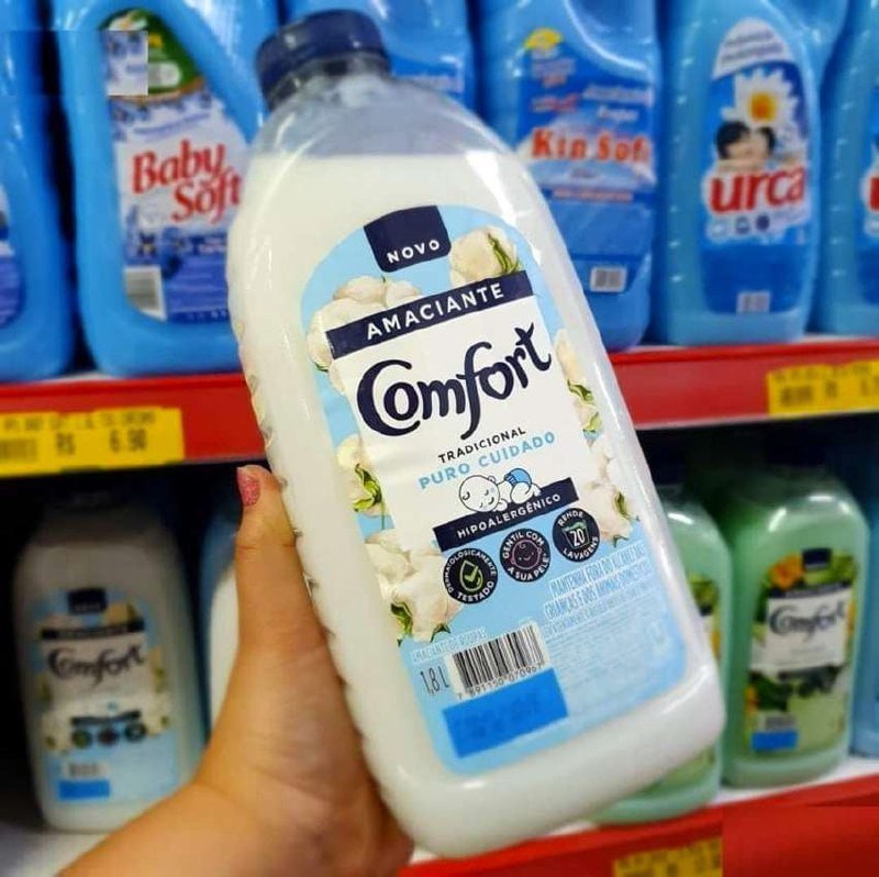 Amaciante Comfort Diluído Tradicional Puro Cuidado - 1,8L