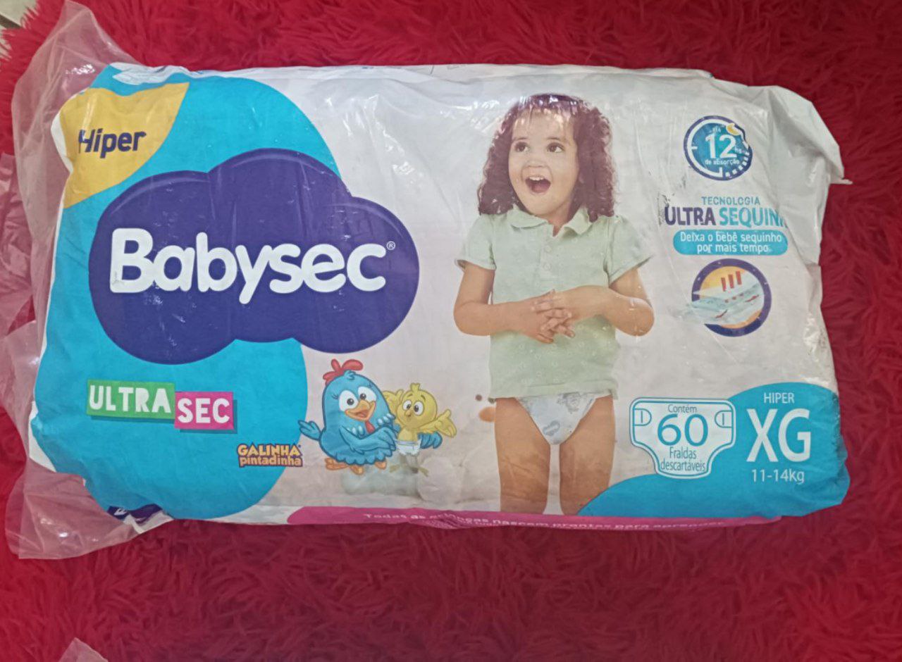 Babysec Fralda Ultrasec Galinha Pintadinha Azul Xg 60 Unidades