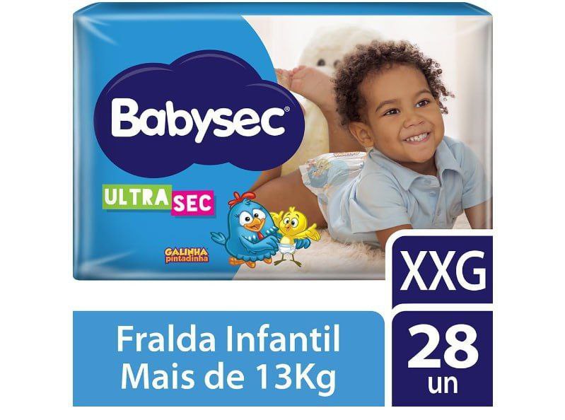 Babysec Fralda Ultrasec Galinha Pintadinha Xxg 28 Unidades