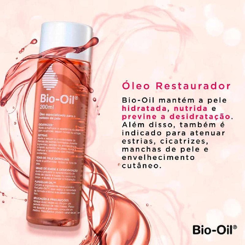 Bio Oil Oleo Corporal C/Purcellin Oilâ 200ml, Bio Oil