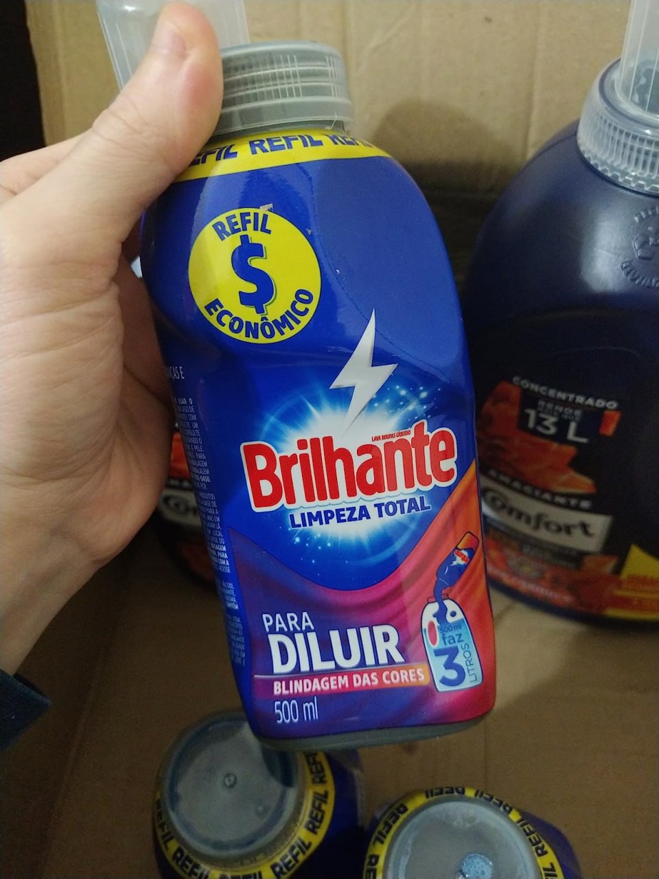 Brilhante Limpeza Total - Sabão Líquido Para Diluir, 500ml