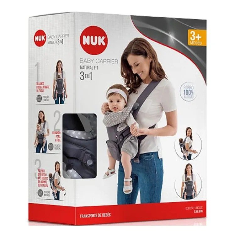 Canguru Nuk Carrier Fit 3 Em 1