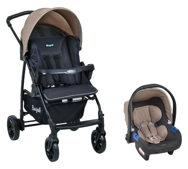 Carrinho + Bebê Conforto Ecco Burigotto