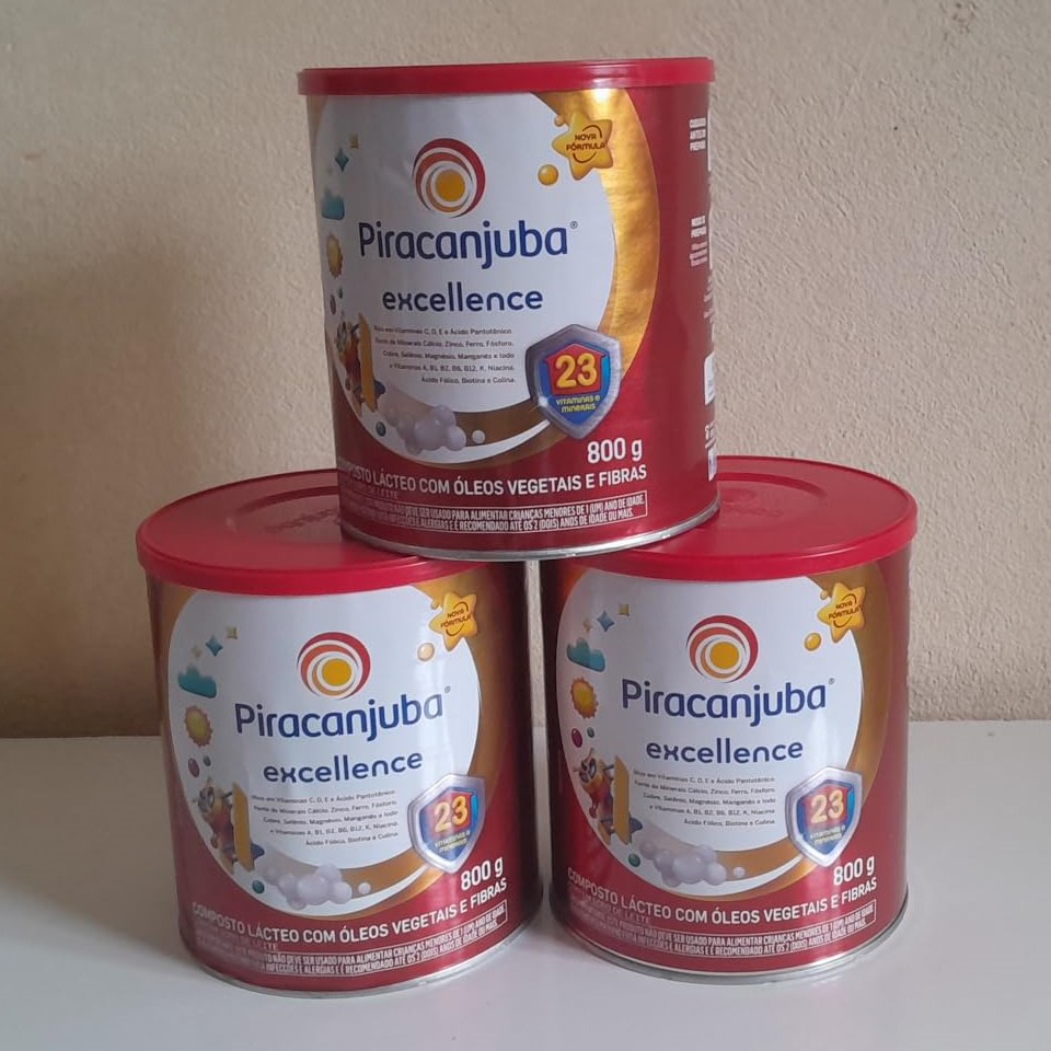 Composto Lácteo Infantil Piracanjuba Excellence Fase Pré Escolar 800g
