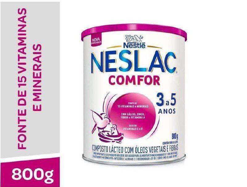 Composto Lácteo Neslac Comfor 800g
