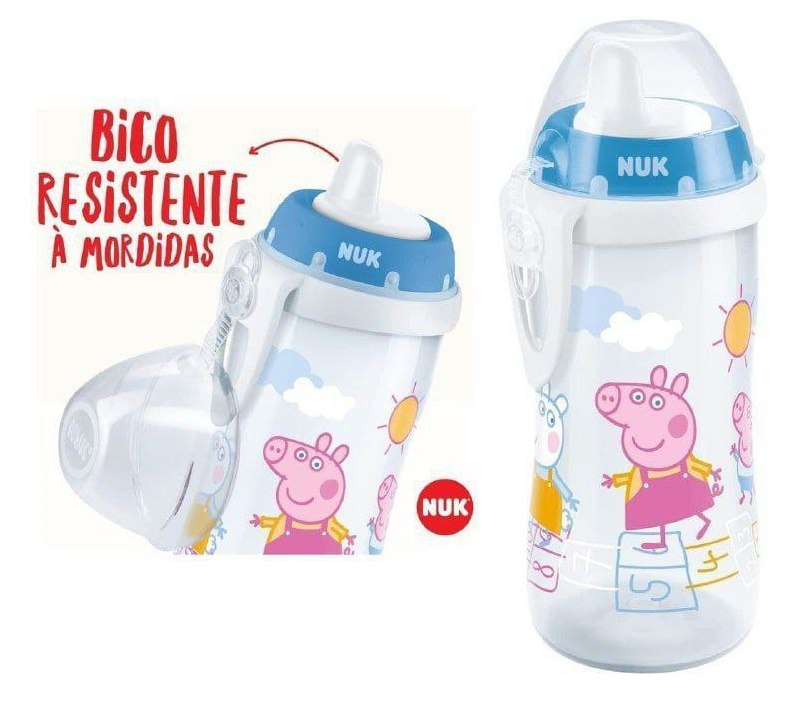 Copo Antivazamento Kiddy Cup Peppa Pig NUK 300ml