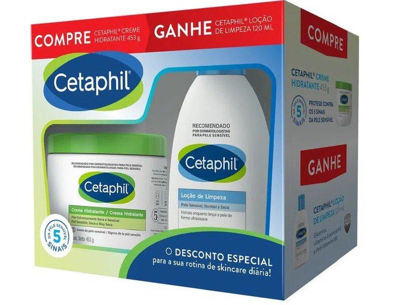 Creme Hidratante + Loção de Limpeza