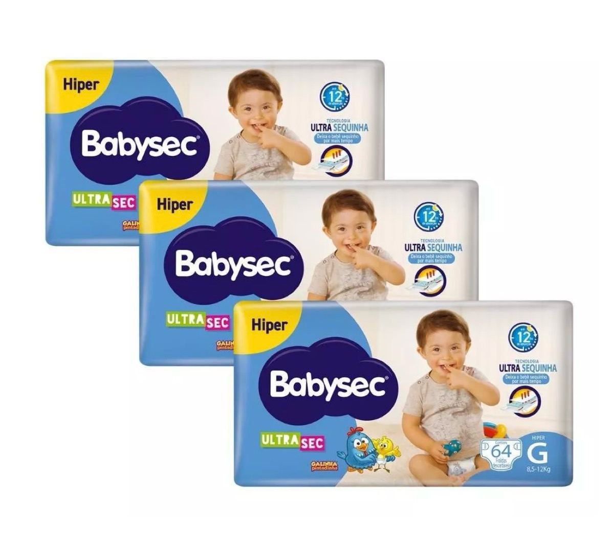 Fralda Babysec Ultrasec G 192 Unidades