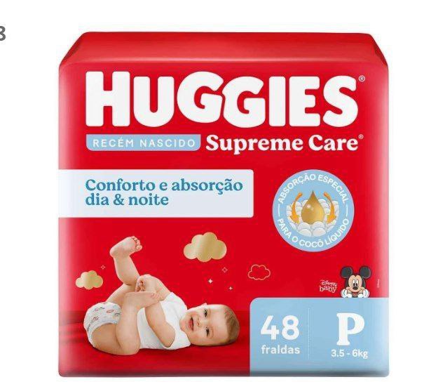 Fralda Huggies Supreme Care P 48 Unidades
