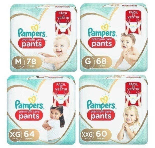 Fralda Pampers Premium Care Pants
