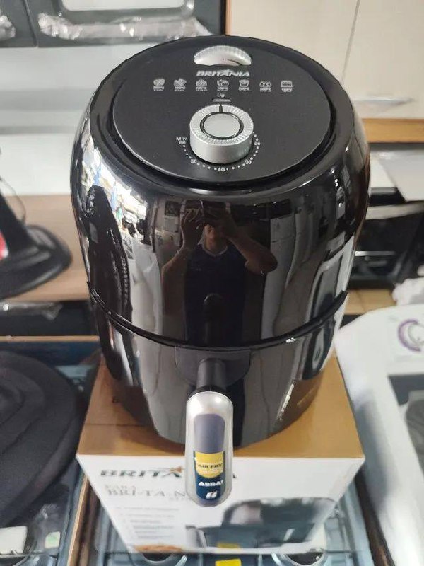 🛍Fritadeira Air Fryer Britânia BFR30 Antiaderente 3L 1000W