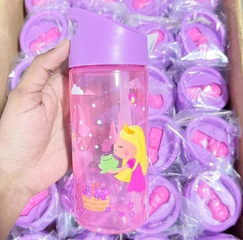 Garrafinha Aventuras Princesa, Buba, 400 ml, Rosa