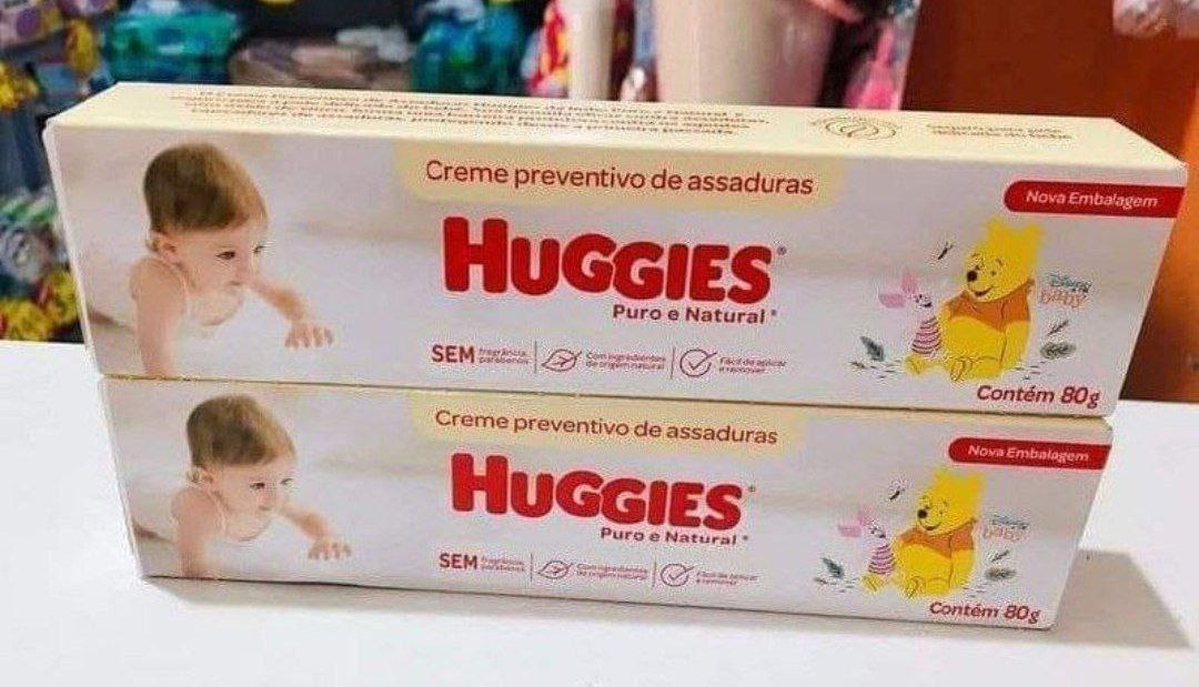 HUGGIES Creme Preventivo De Assaduras Huggies Puro E Natural - 80G