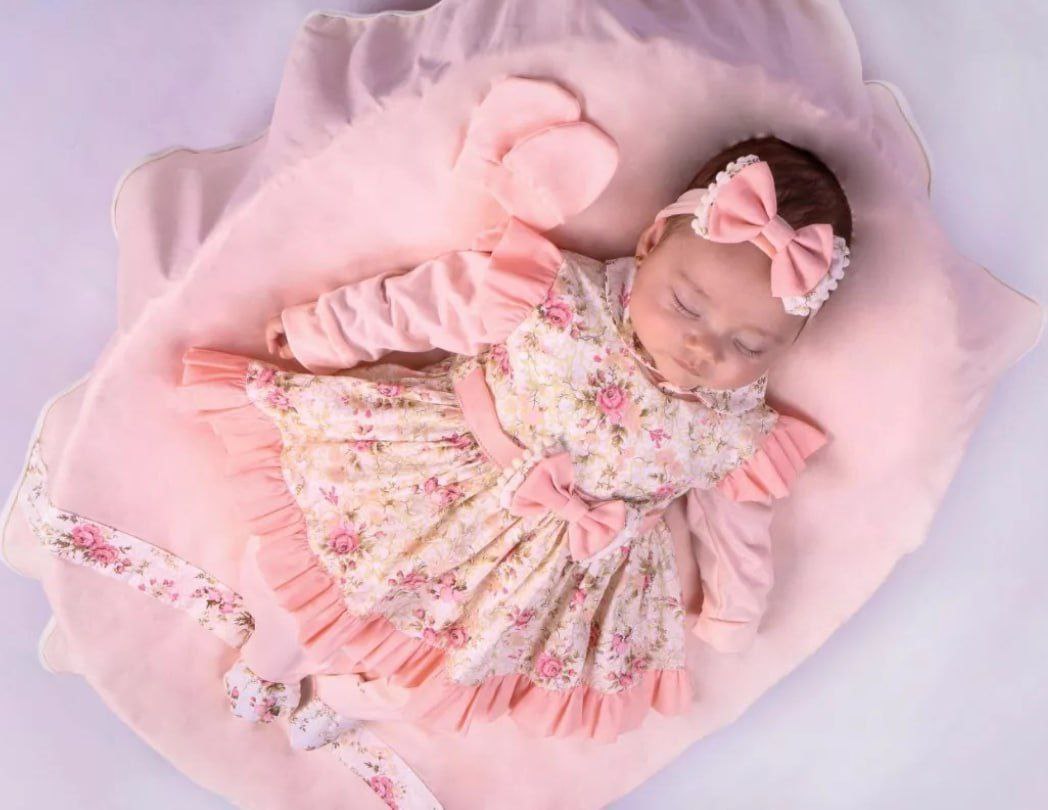 Kit Saída De Maternidade Menina 5 Peças