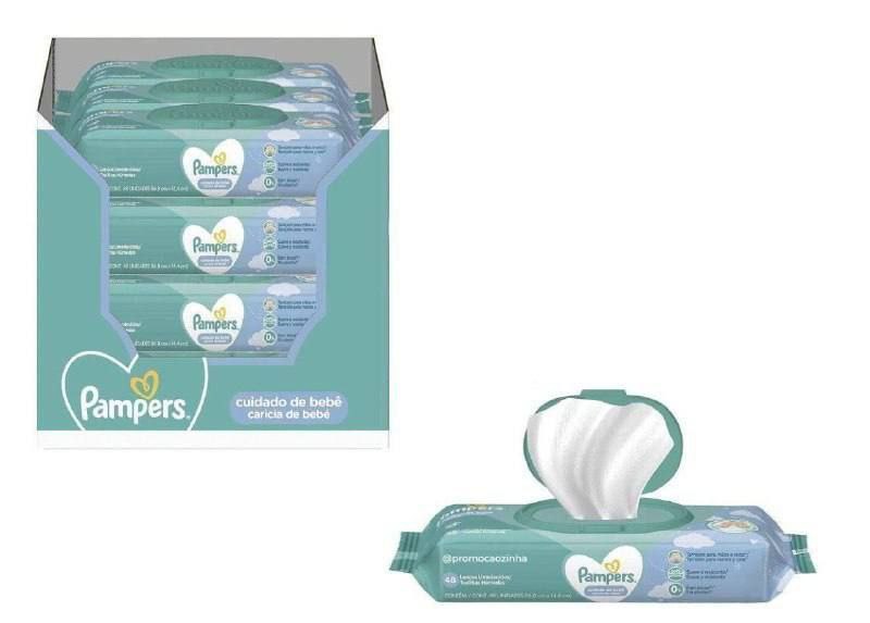 Lenço Umedecido Pampers Cheirinho de Bebê 576 unidades