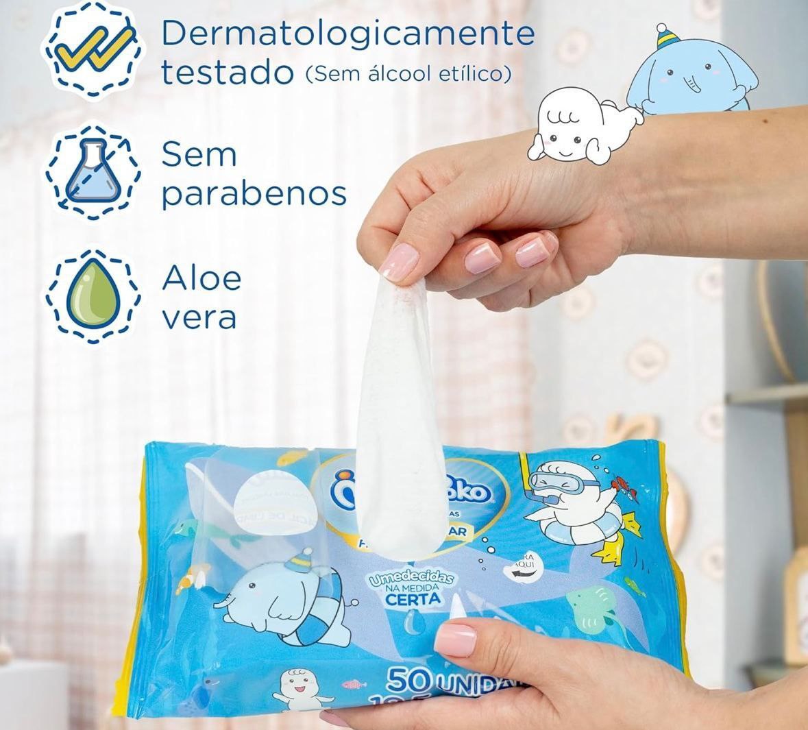 Lenços Umedecidos Mamypoko Edição Limitada 200 Unidades