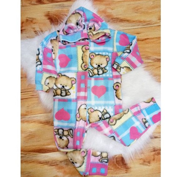 Macacão pijama soft infantil e juvenil