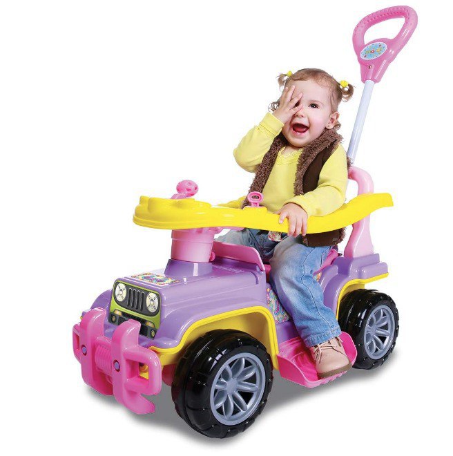 Maral Carrinho Com Chassis Jip Jip Menina Multicor