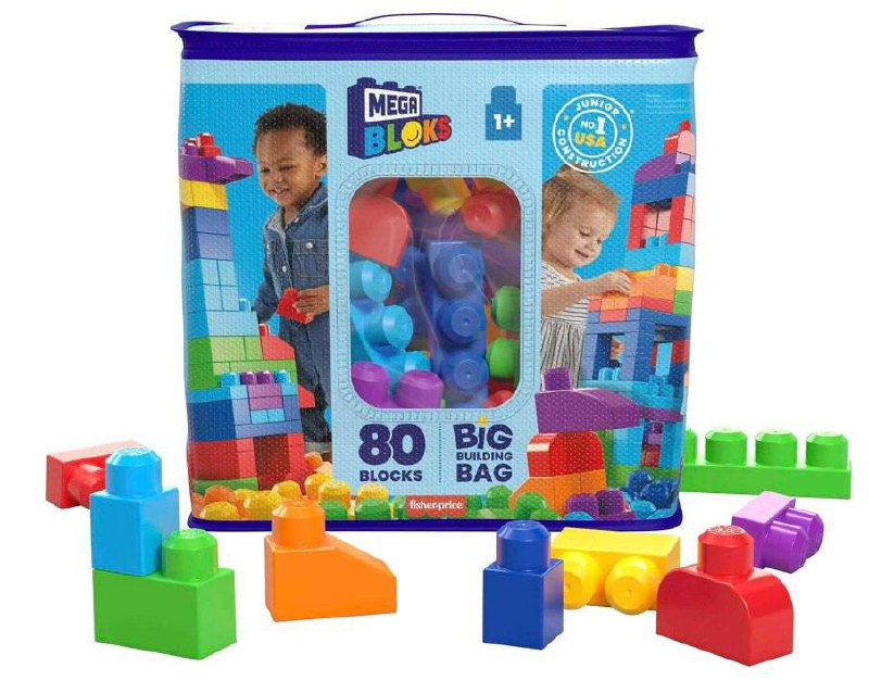 Mattel, Mega Bloks Sacola de 80 Blocos