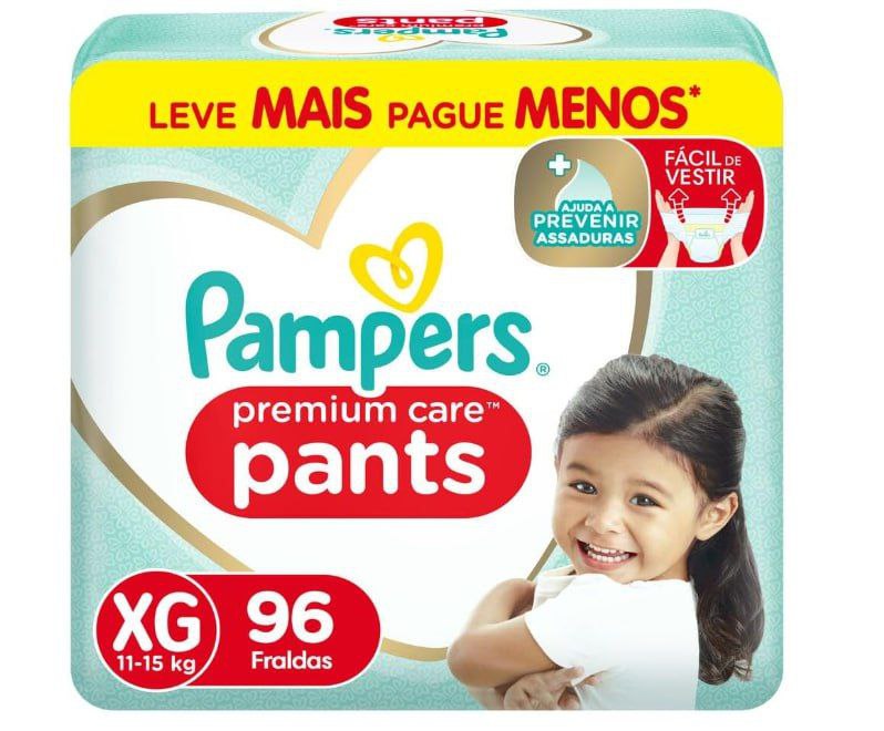 Pampers Fralda Pants Premium Care Xg 96 Unidades