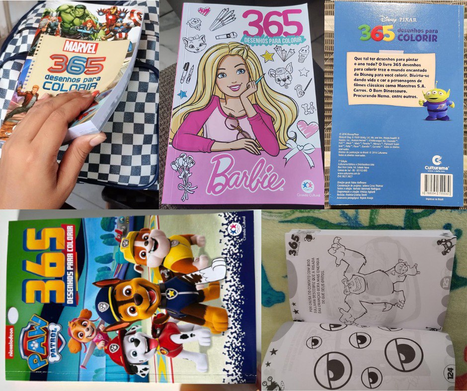365 Desenhos para Colorir Livro