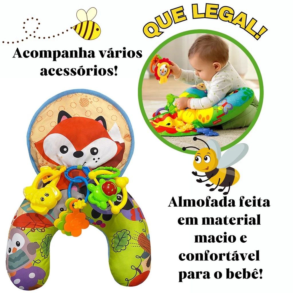 Almofadinha educativa🧡
