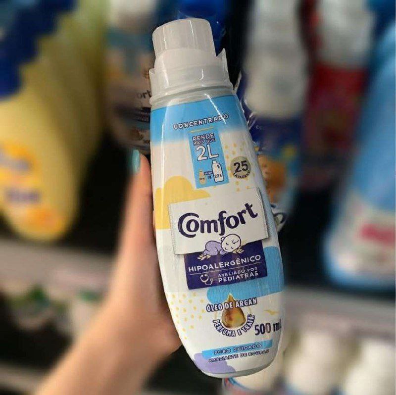 Amaciante Concentrado Comfort Puro Cuidado 500 ml, Comfort, 500 Ml