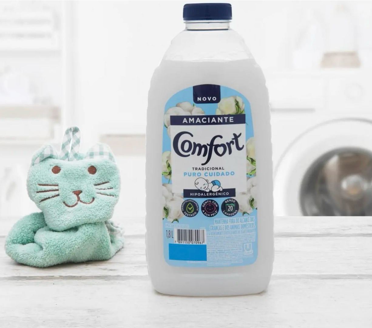 Amaciante Diluído Comfort Tradicional Puro Cuidado 1.8L