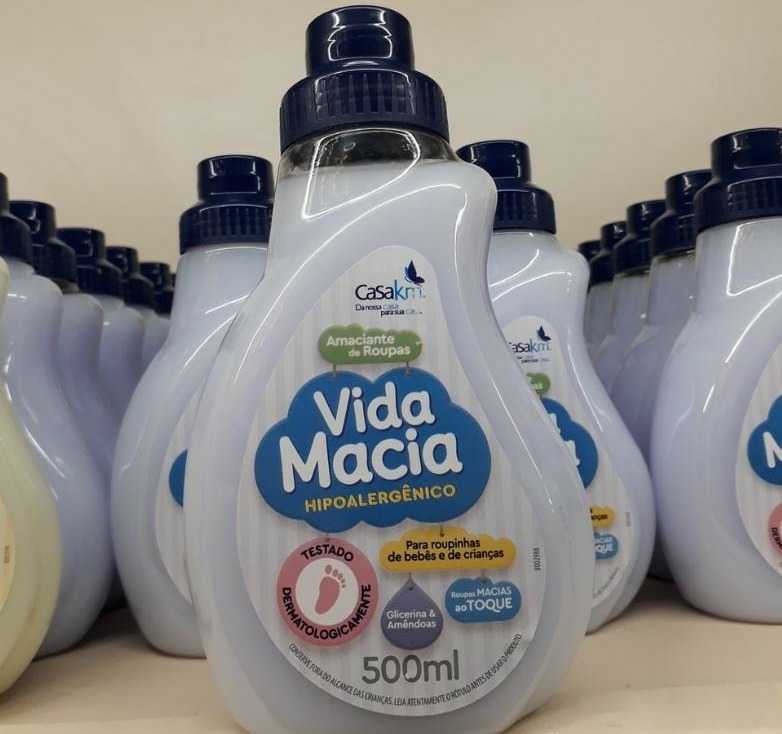 👉 Amaciante Vida Macia Glicerina & Amêndoas 500ml