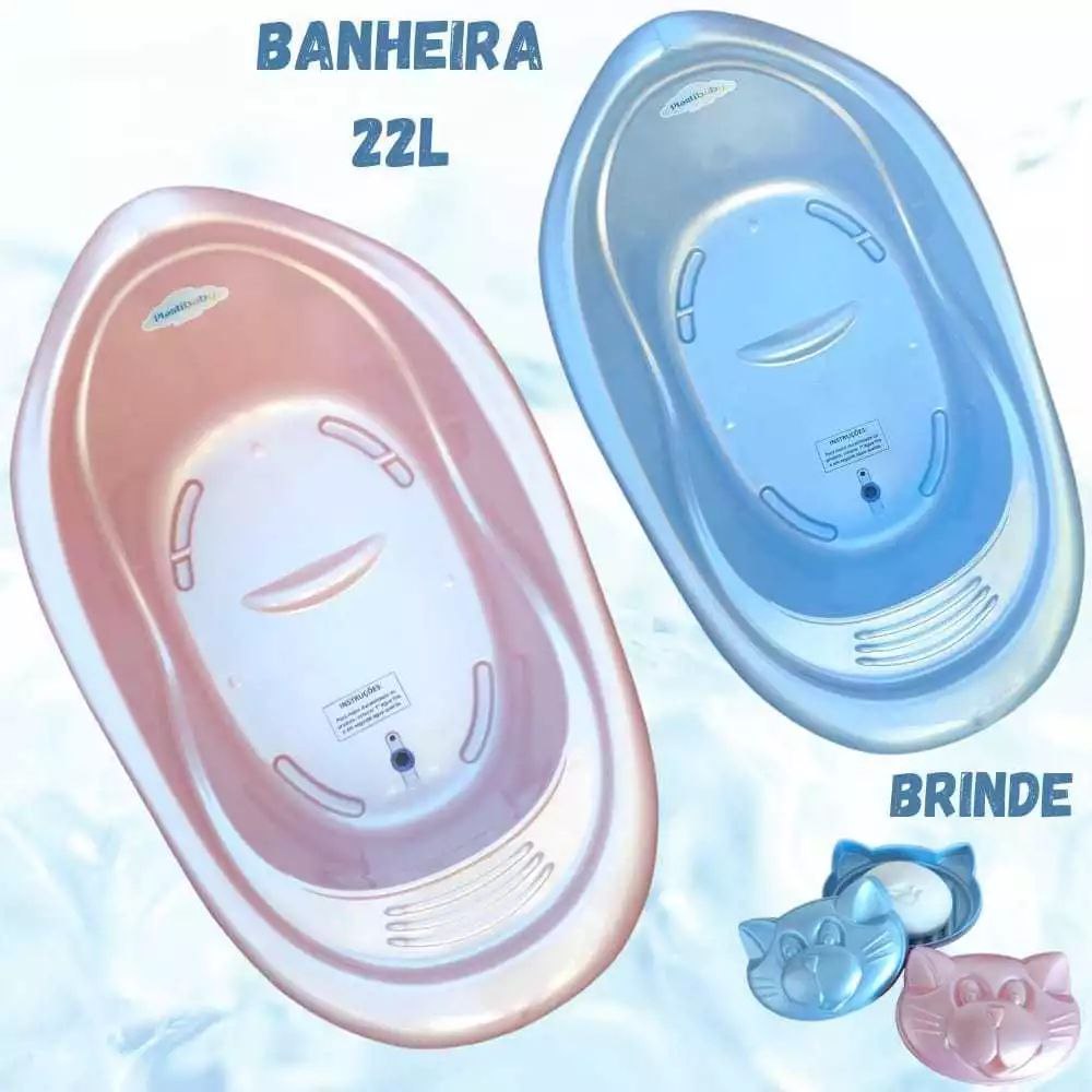 Banheira de bebê 22L 🧡