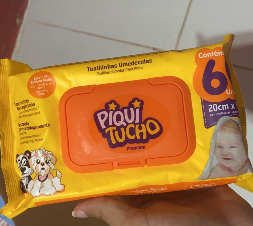 Banho Fresh Toalhinhas Umed Piquitucho Premium Com 60 Pcs