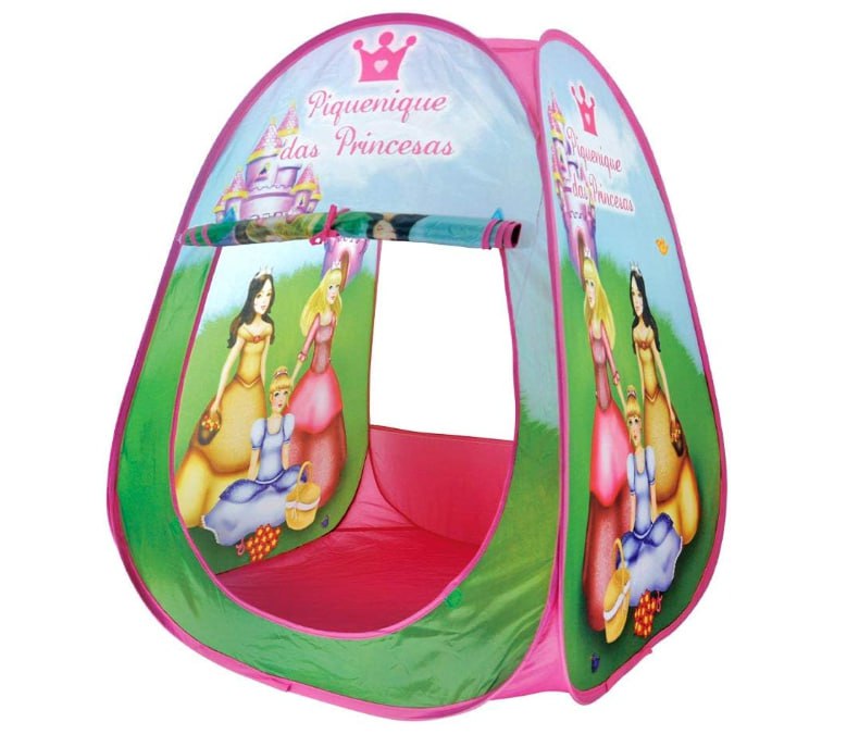 Barraca Infantil Dobravél Piquenique das Princesas, DM Toys