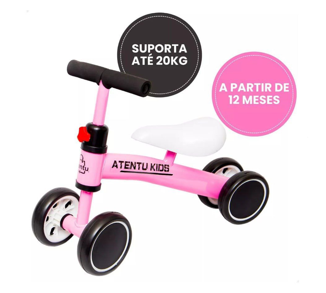 Bicicleta de equilíbrio sem pedal