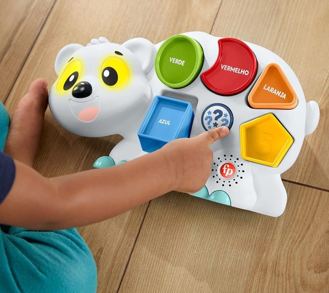 Brinquedo de bebê Urso Polar Fisher-Price Linkimals