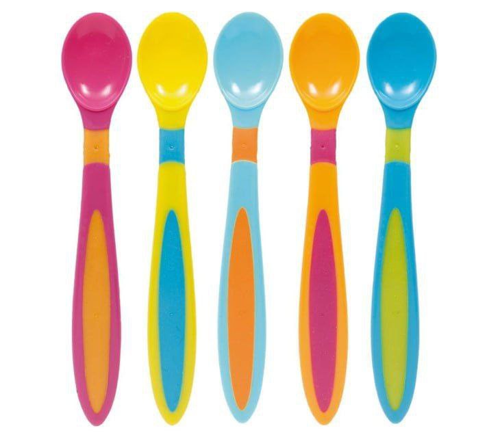 BUBA Kit Colher, Colorido (5 Unidades)