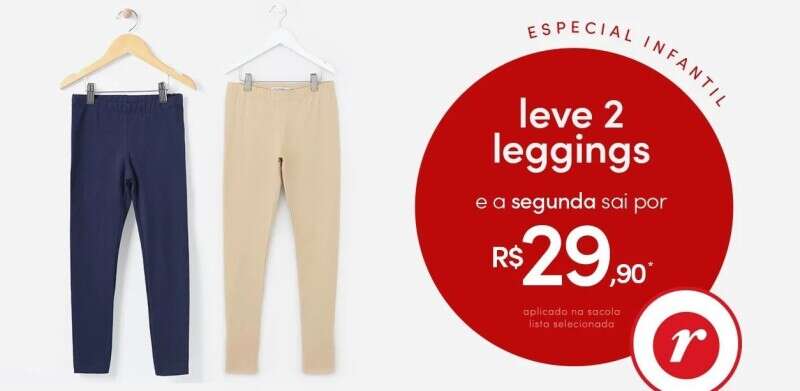 Calça Legging Infantil - Renner