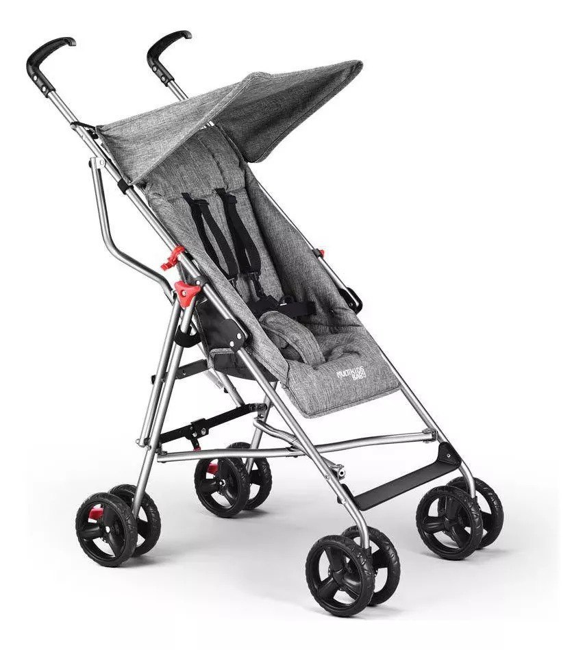 Carrinho De Bebê Guarda-chuva Pocket Cinza - Multikids Baby