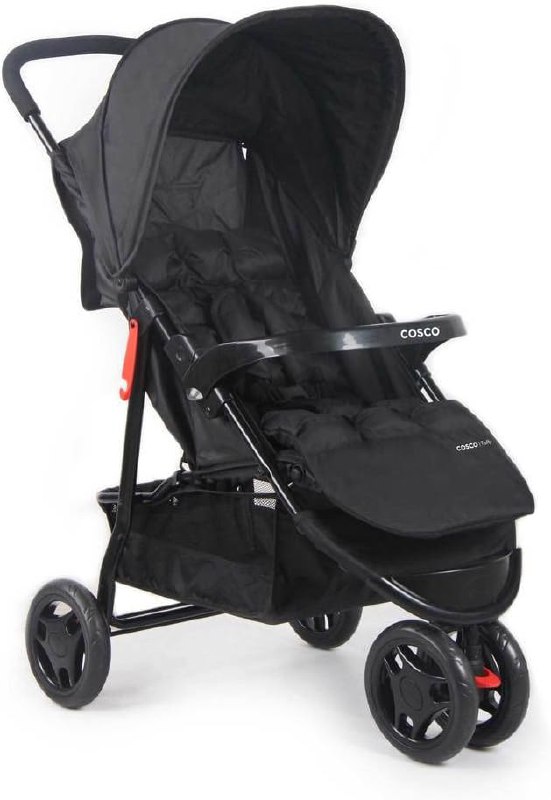 Carrinho de Bebê Toffy Cosco Preto