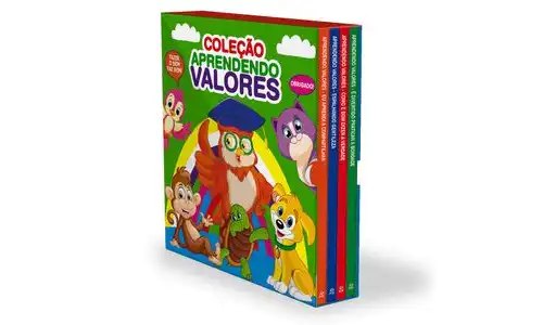 📣 Coleção Aprendendo Valores - Box com 4 Livrinhos