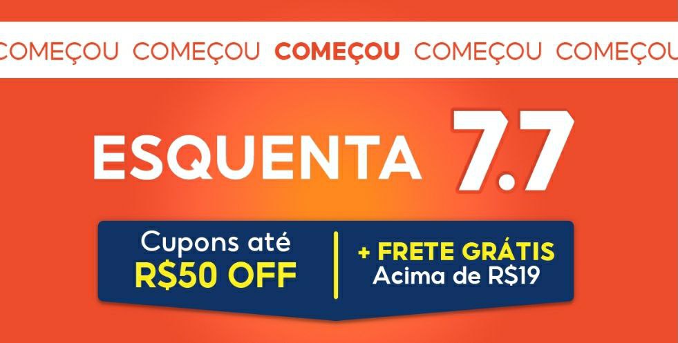 Começou o esquenta 7.7🔥