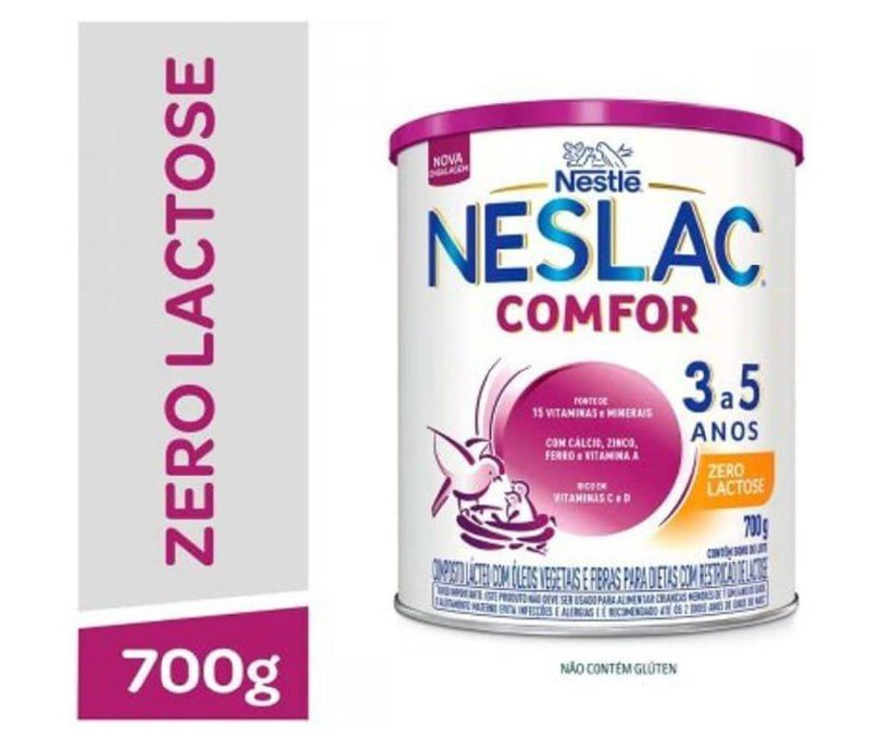 Composto Lácteo Neslac Comfor Zero Lactose 700g