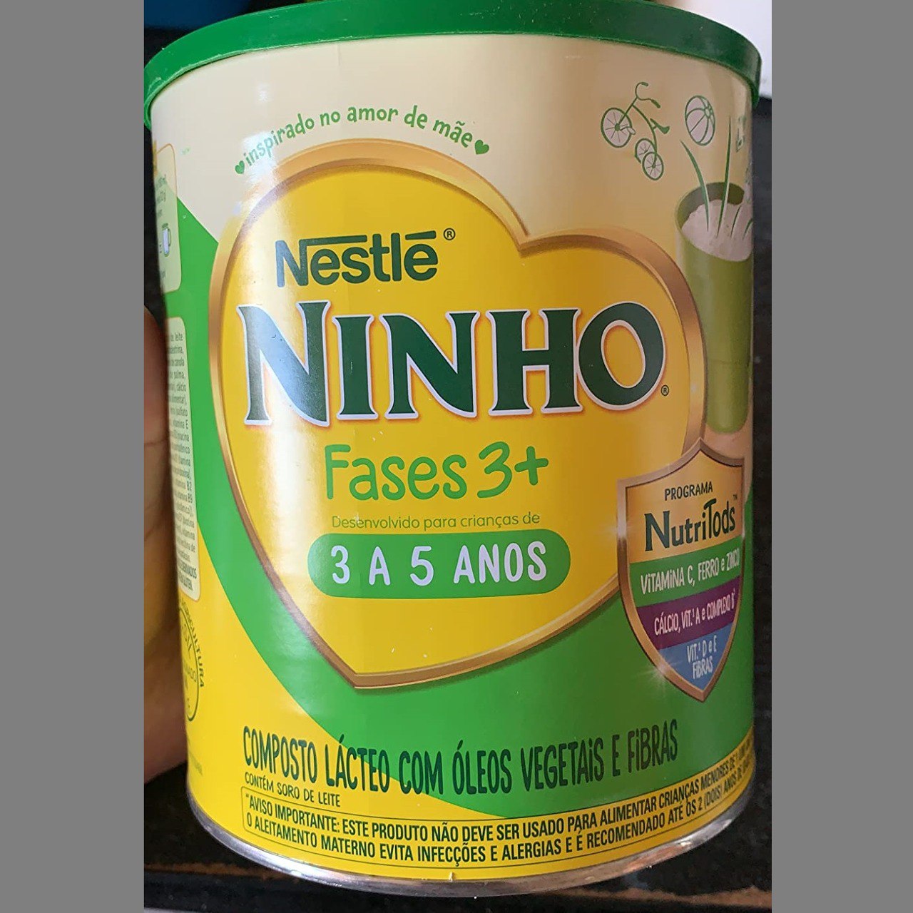 Composto Lácteo Ninho Fases 3+ 800g