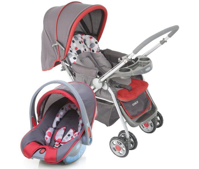 Cosco Kids, Travel System Reverse, Vermelho