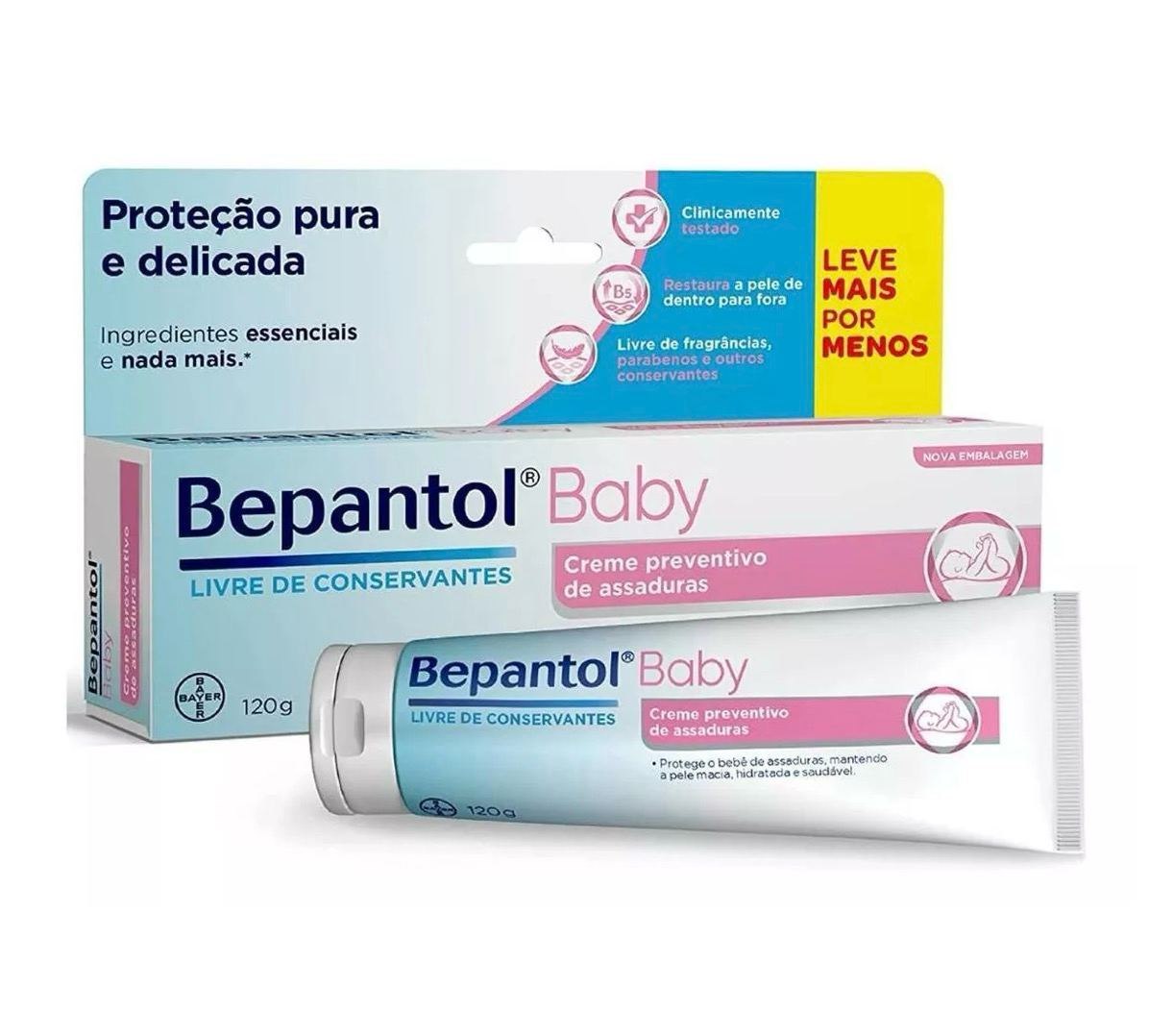 Creme Preventivo de Assaduras Bepantol Baby 120g