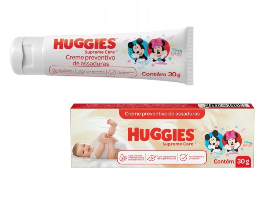 Creme Preventivo de Assaduras Huggies Supreme Care 30g