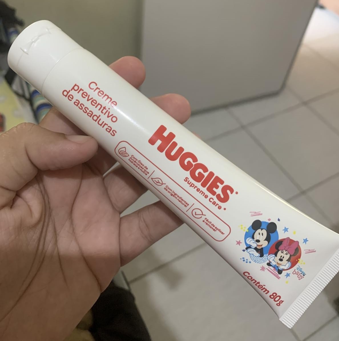 Creme Preventivo de Assaduras Huggies Supreme Care, 80g