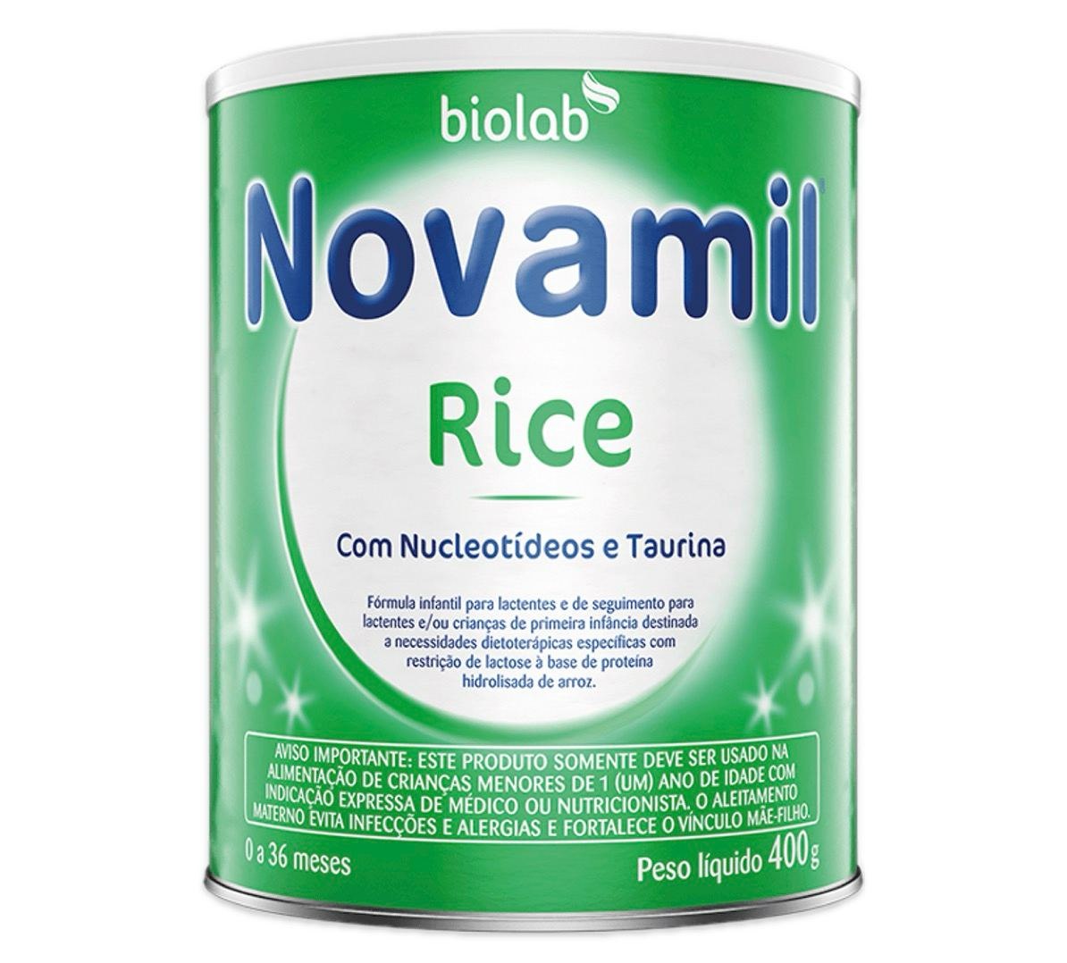 Fórmula Infantil Novamil Rice 400g
