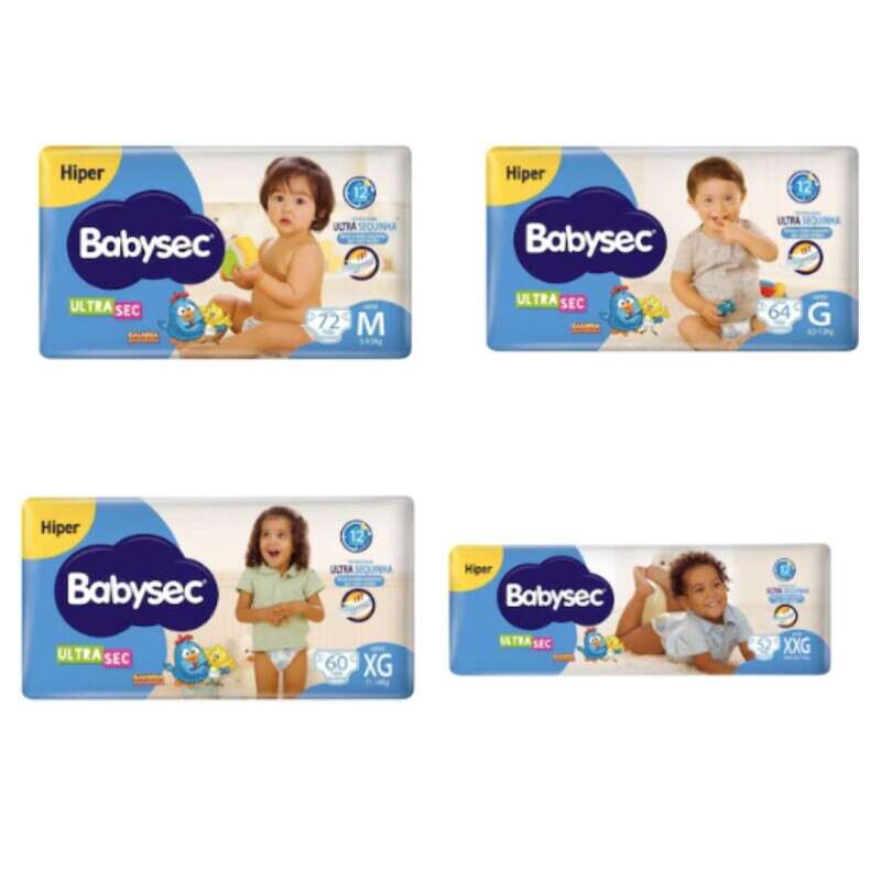 Fralda Babysec Ultrasec Hiper